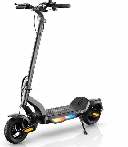 isinwheel S NOVA PRO Electric Scooter for Adults, 38 Miles Long Range, 28 Mph Top Speed, 1000W Motor, 264lbs Load, Foldable Commuting E-Scooter with 10" Pneumatic Tires, Dual Suspension, Dual Disc