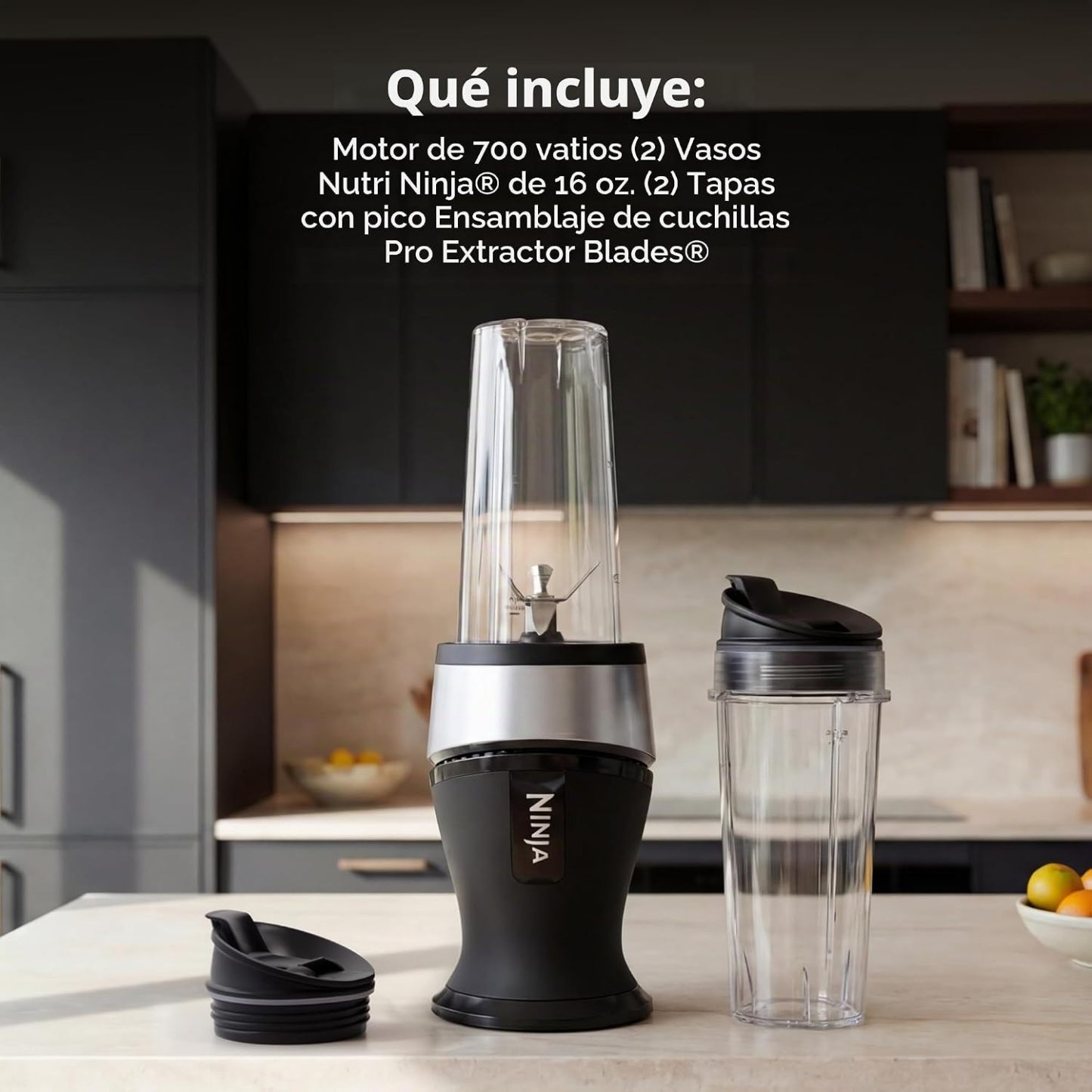Licuadora Personal Compacta Ninja® Fit™ con Vaso de 473 mL, 700 W