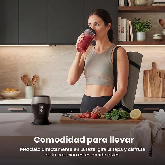 Licuadora Personal Compacta Ninja® Fit™ con Vaso de 473 mL, 700 W