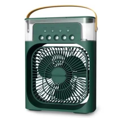 3 In 1 Air Conditioner Fan, Mini Evaporative Air Cooler with Night Light, Cooling Fan with 600ml Water Tank (Support Mobile Power Supply Used Together)