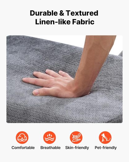Silla tipo chaise longue VEVOR para yoga; silla ergonómica y moderna de espuma curvada (sin estructura rígida) para interiores; ideal para masajes, estiramientos, relajación y ejercicio; apta para sala de estar, dormitorio o balcón; color gris.