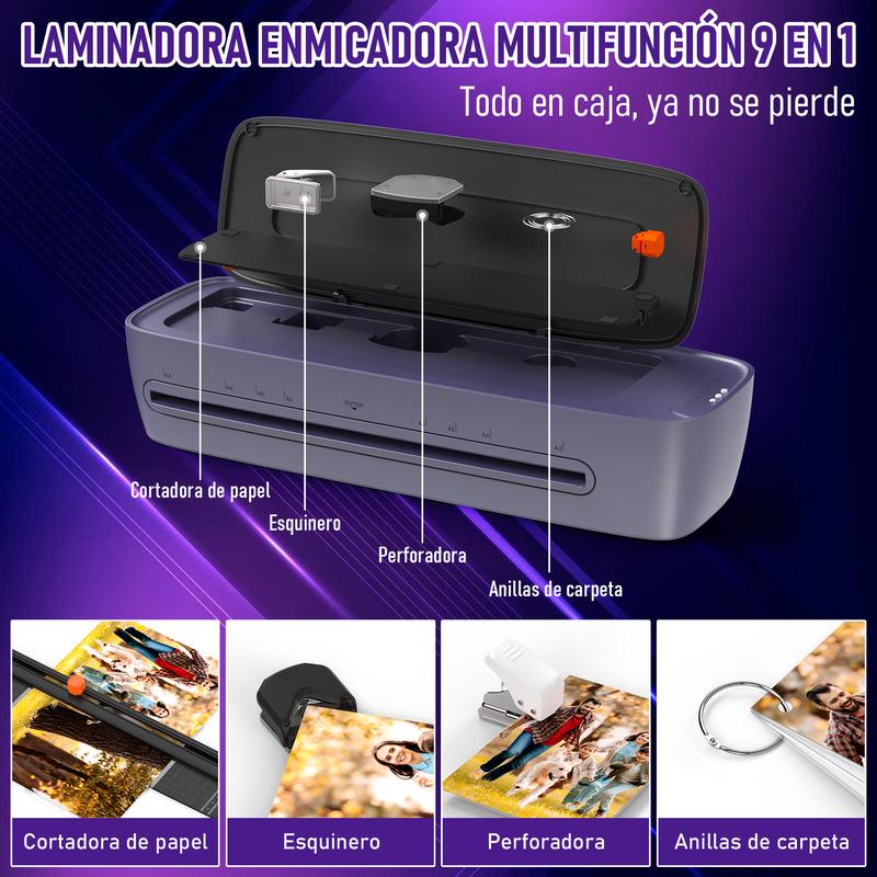 Laminadora Profesional Ablemark A3/A4 | Perfecta para Profesores, Escuelas y Material Escolar SL888