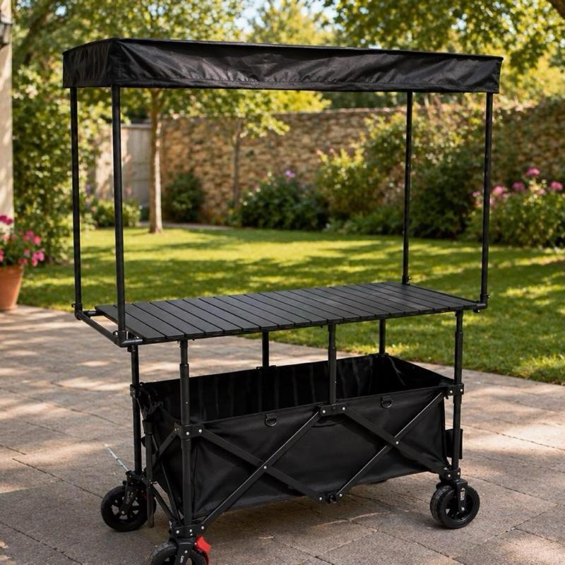 Carrito Multiusos Plegable con Toldo