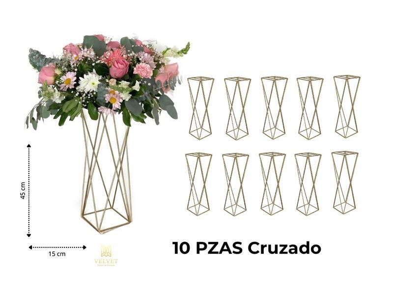 Bases para centros de Mesa PAQUETE DE 10 PZAS.  (Fiestas, Bodas, XV años) Diferentes Diseños. Centros de mesa pack