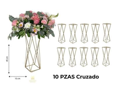 Bases para centros de Mesa PAQUETE DE 10 PZAS.  (Fiestas, Bodas, XV años) Diferentes Diseños. Centros de mesa pack