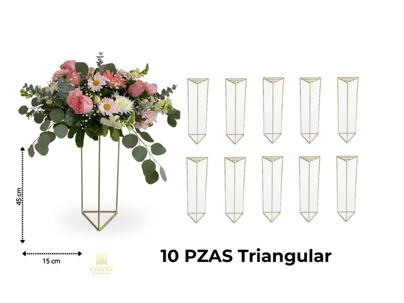 Bases para centros de Mesa PAQUETE DE 10 PZAS.  (Fiestas, Bodas, XV años) Diferentes Diseños. Centros de mesa pack