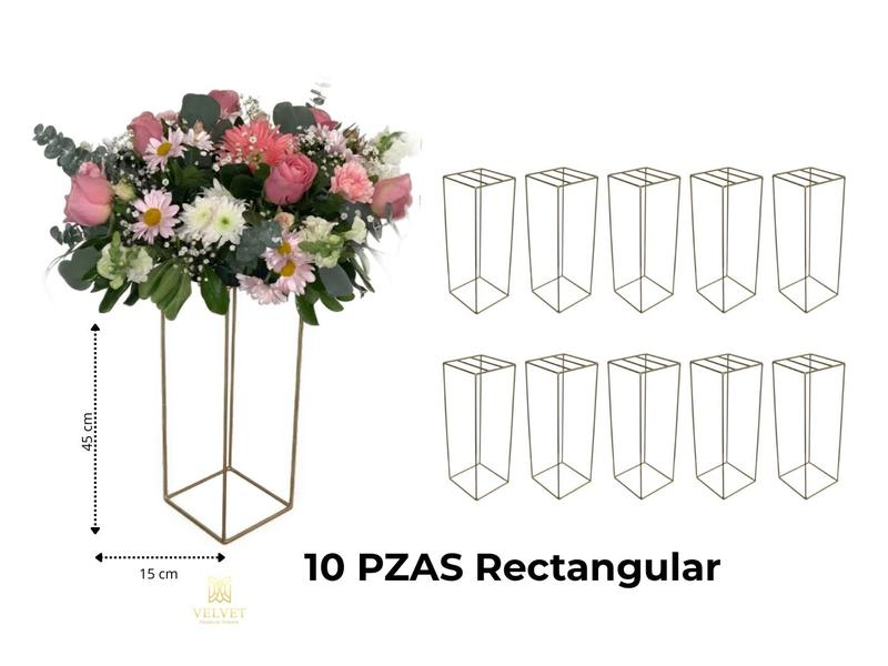 Bases para centros de Mesa PAQUETE DE 10 PZAS.  (Fiestas, Bodas, XV años) Diferentes Diseños. Centros de mesa pack