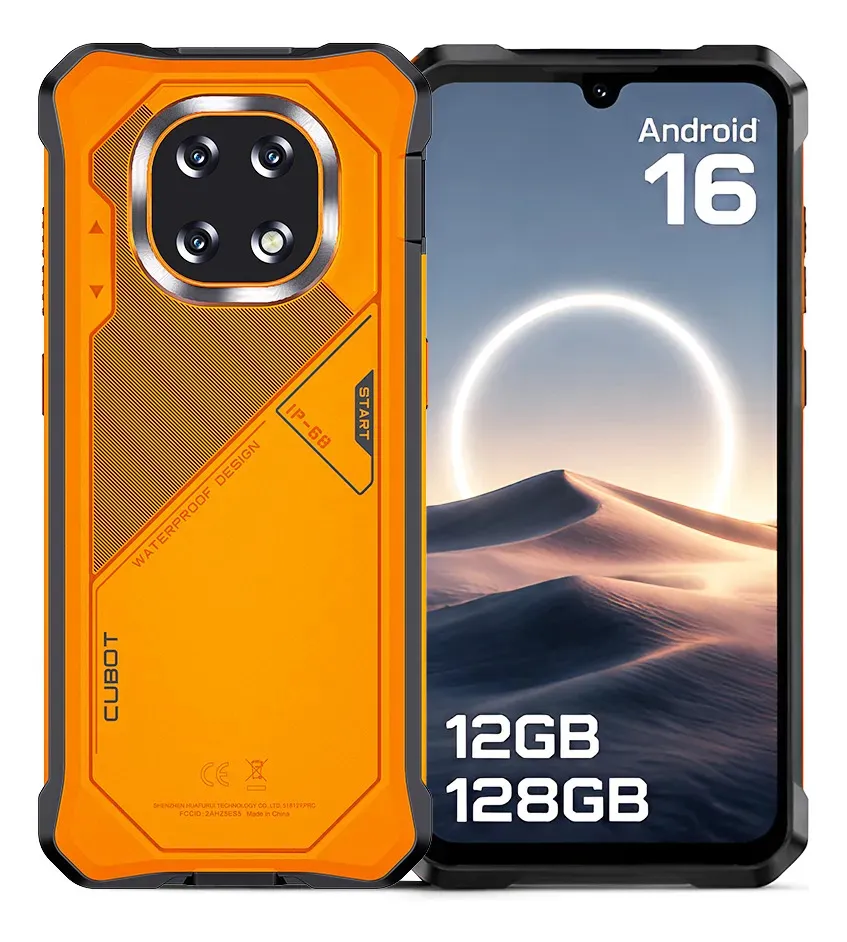 CUBOT Kingkong ES 5 Robusto Dual Sim 128 Gb Amarillo 6 Gb Ram (expandible Hasta 12 Gb) 7000mah Android 16 B
