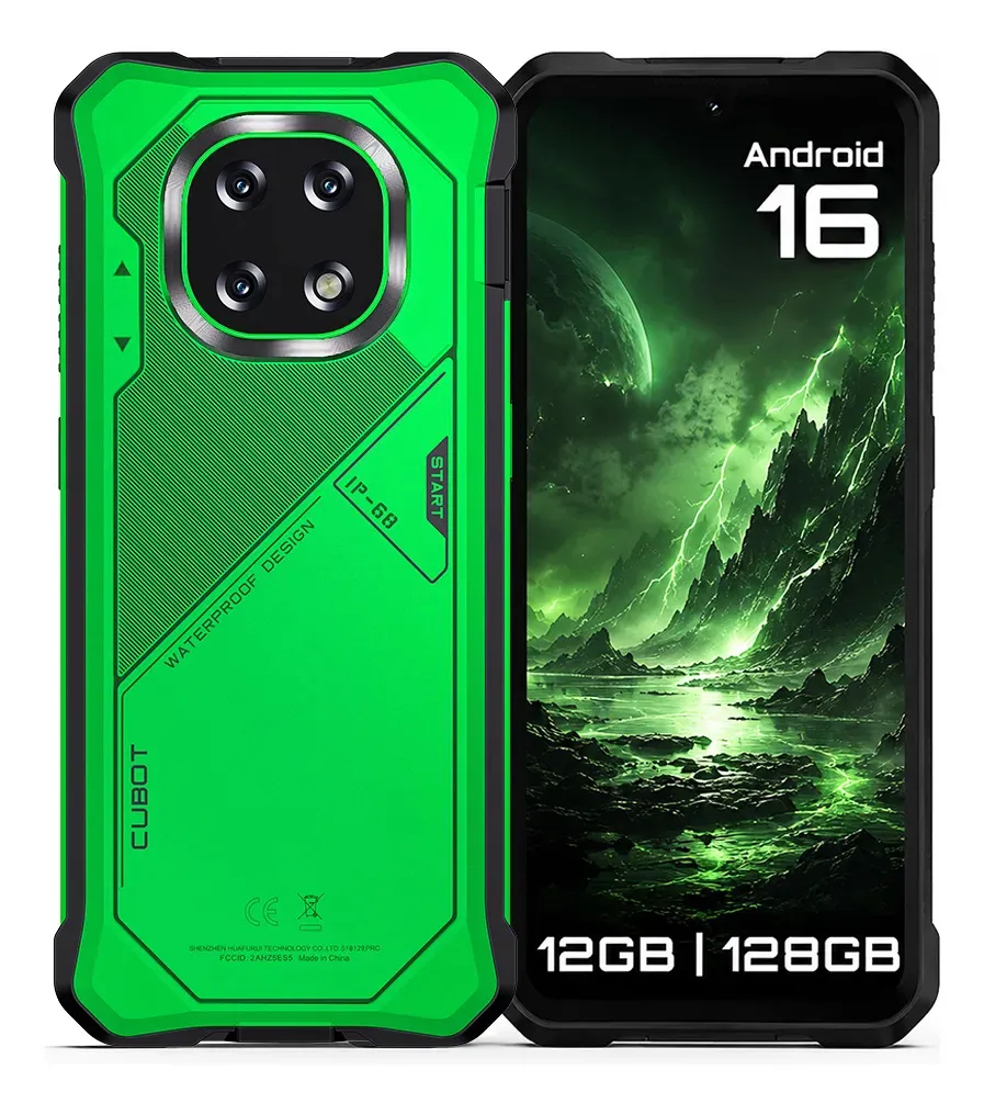 CUBOT Kingkong ES 5 Robusto Dual Sim 128 Gb Amarillo 6 Gb Ram (expandible Hasta 12 Gb) 7000mah Android 16 B