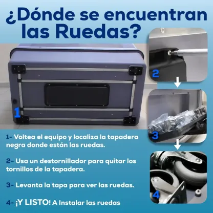 TRK Enfriador Evaporativo Industrial Portátil 60 Litros - Climatizador para Taller y Almacén - 450W