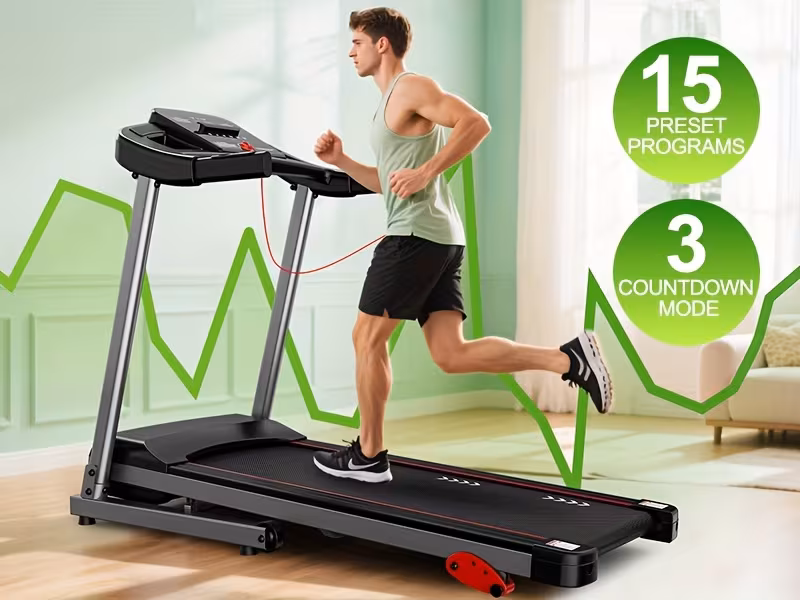 cinta de correr   para hogar   niveles de inclinación   12 km/h, motor de 2.5  , capacidad de carga de 120 kg, compatible con app, entrenamiento de fitness,diseño compacto,equipo de fitness elegante,cinta de correr motorizada,individuos conscientes   salud Detalles del producto 3