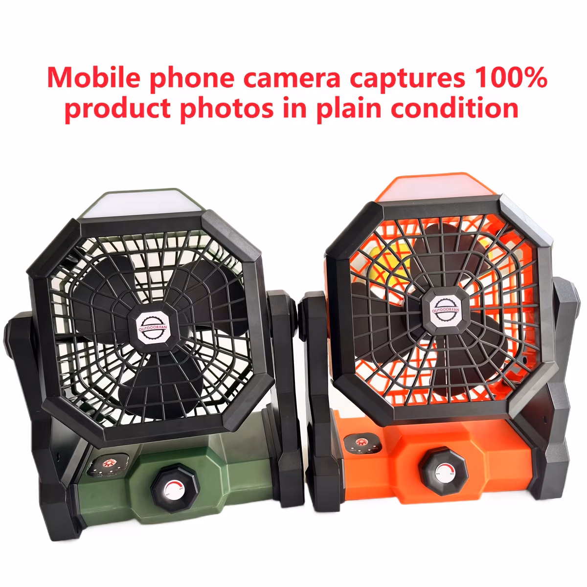 ventilador port&aacute;til para camping   con luz led de   ajustable, equipado con gancho, recargable por usb, bater&iacute;a incorporada de 7800mah para una duraci&oacute;n prolongada.   ventilador de refrigeraci&oacute;n para exteriores   &aacute;ngulos ajustables de  &deg; y control de velocidad  . Detalles del producto 0