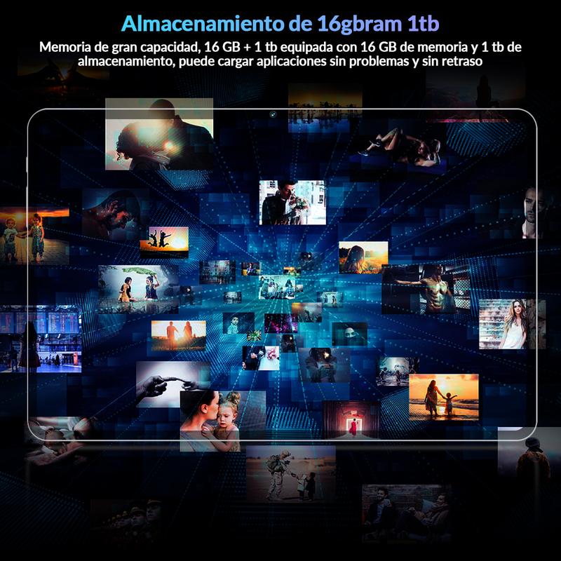 Pad 7s con Android 15, 16GB RAM, 1TB ROM, Pantalla HD 11\", Batería 8800mAh, Doble SIM, GPS, Wi-Fi 7, Accesorios Incluidos, Ideal para Estudio y Entretenimiento