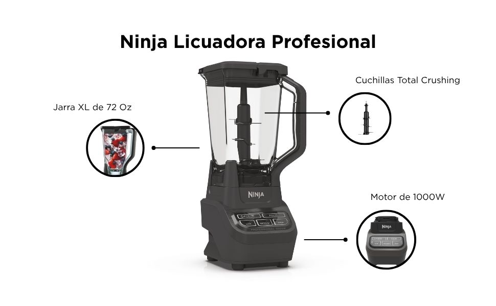 licuadora, licudora ninja, ninja, ninja sisema, bl710wm