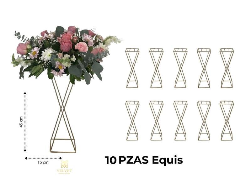 Bases para centros de Mesa PAQUETE DE 10 PZAS.  (Fiestas, Bodas, XV años) Diferentes Diseños. Centros de mesa pack