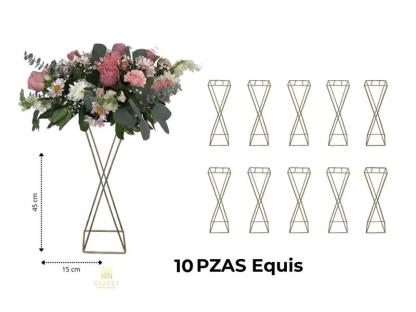 Bases para centros de Mesa PAQUETE DE 10 PZAS.  (Fiestas, Bodas, XV años) Diferentes Diseños. Centros de mesa pack