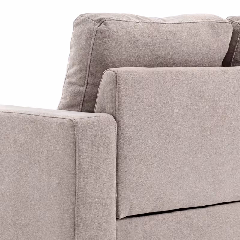 sofá de   de 3 plazas,   lino, chaise lounge reversible, 193x136x85 cm,     Detalles del producto 7