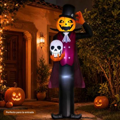 Modelo inflable en forma de persona calabaza del Día de los Muertos, exclusivo para Halloween, decoración festiva