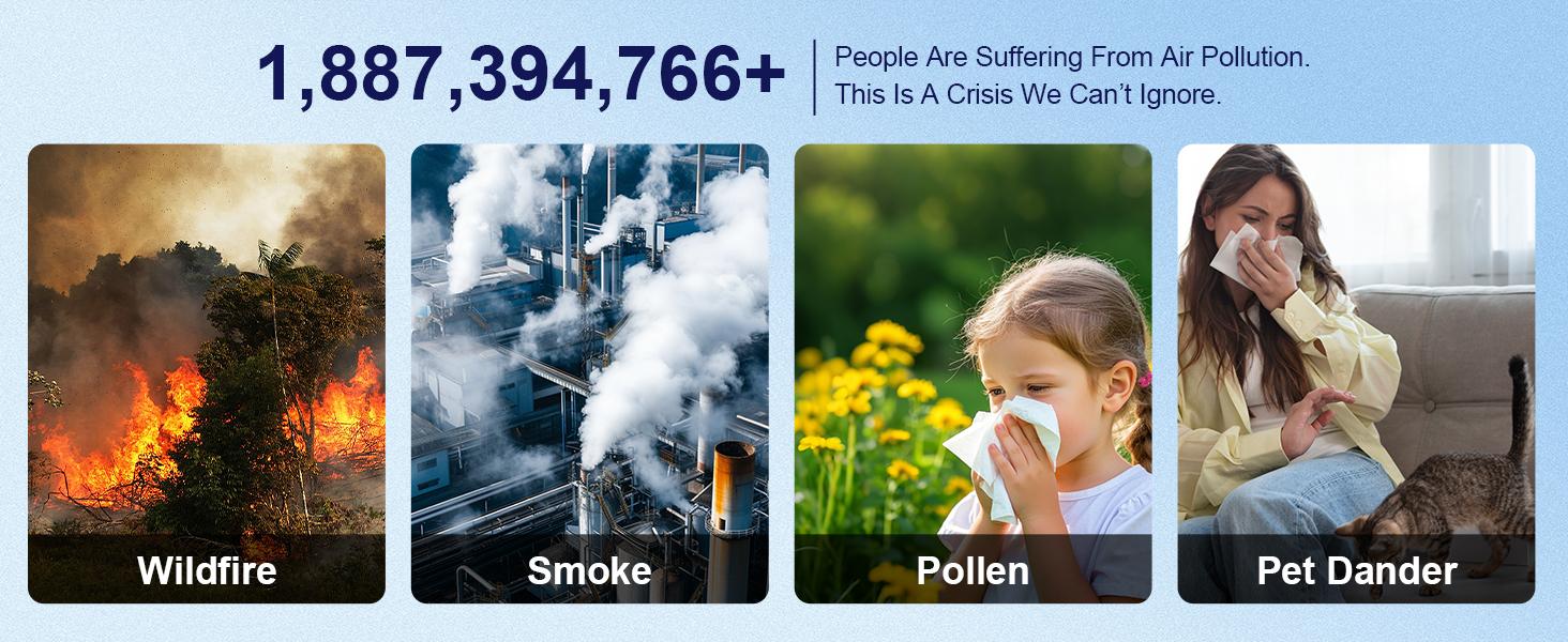ToLife TZ-K2 Air Purifier for Large Rooms (up to 1095 Ft²). PM 2.5 Display, Auto Mode, Timer, HEPA Filter—removes smoke, pollen, and pet dander! ToLife TZ-K2 Air Purifier for Large Rooms (up to 1095 Ft²). PM 2.5 Display, Auto Mode, Timer, HEPA Filter—removes smoke, pollen, and pet dander!