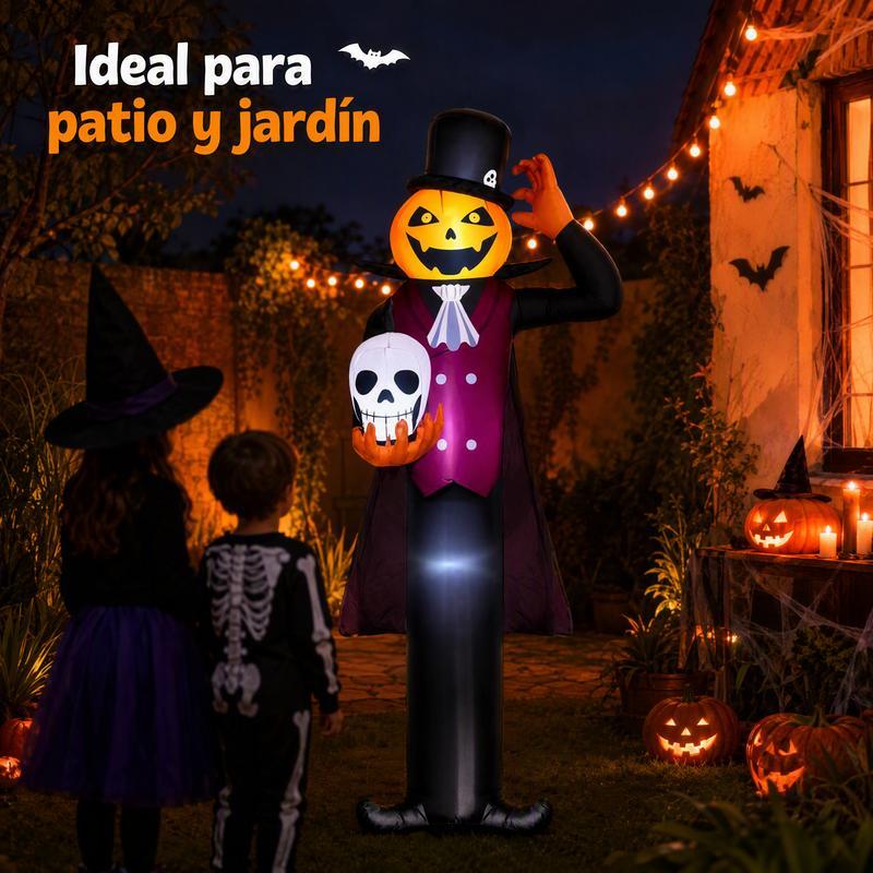 Modelo inflable en forma de persona calabaza del Día de los Muertos, exclusivo para Halloween, decoración festiva