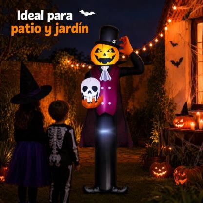Modelo inflable en forma de persona calabaza del Día de los Muertos, exclusivo para Halloween, decoración festiva