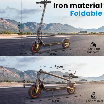 [HOT Sale] N3 Patinete Eléctrico Inteligente｜Velocidad máxima de 34 km/h｜Autonomía de hasta 24-34 km｜Ruedas de 8.5 pulgadas｜Potente motor de 500W｜Diseño plegable｜Compatible con App｜Carga rápida｜Capacidad máxima de carga: 120 kg