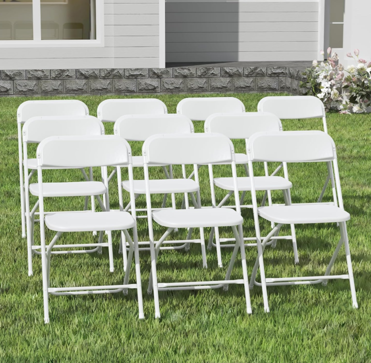 Paquete de Sillas Plegables para Eventos y Uso Diario