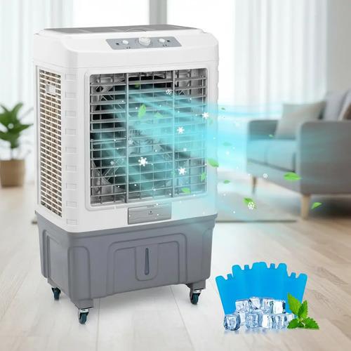 ❄️ Enfriador Evaporativo Industrial Portátil 60 L | Climatizador de Aire 450W | Alto Flujo de Aire | Ideal para Taller, Almacén, Garaje y Espacios Grandes 💨