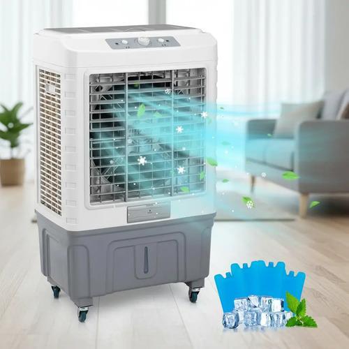 ❄️ Enfriador Evaporativo Industrial Portátil 60 L | Climatizador de Aire 450W | Alto Flujo de Aire | Ideal para Taller, Almacén, Garaje y Espacios Grandes 💨