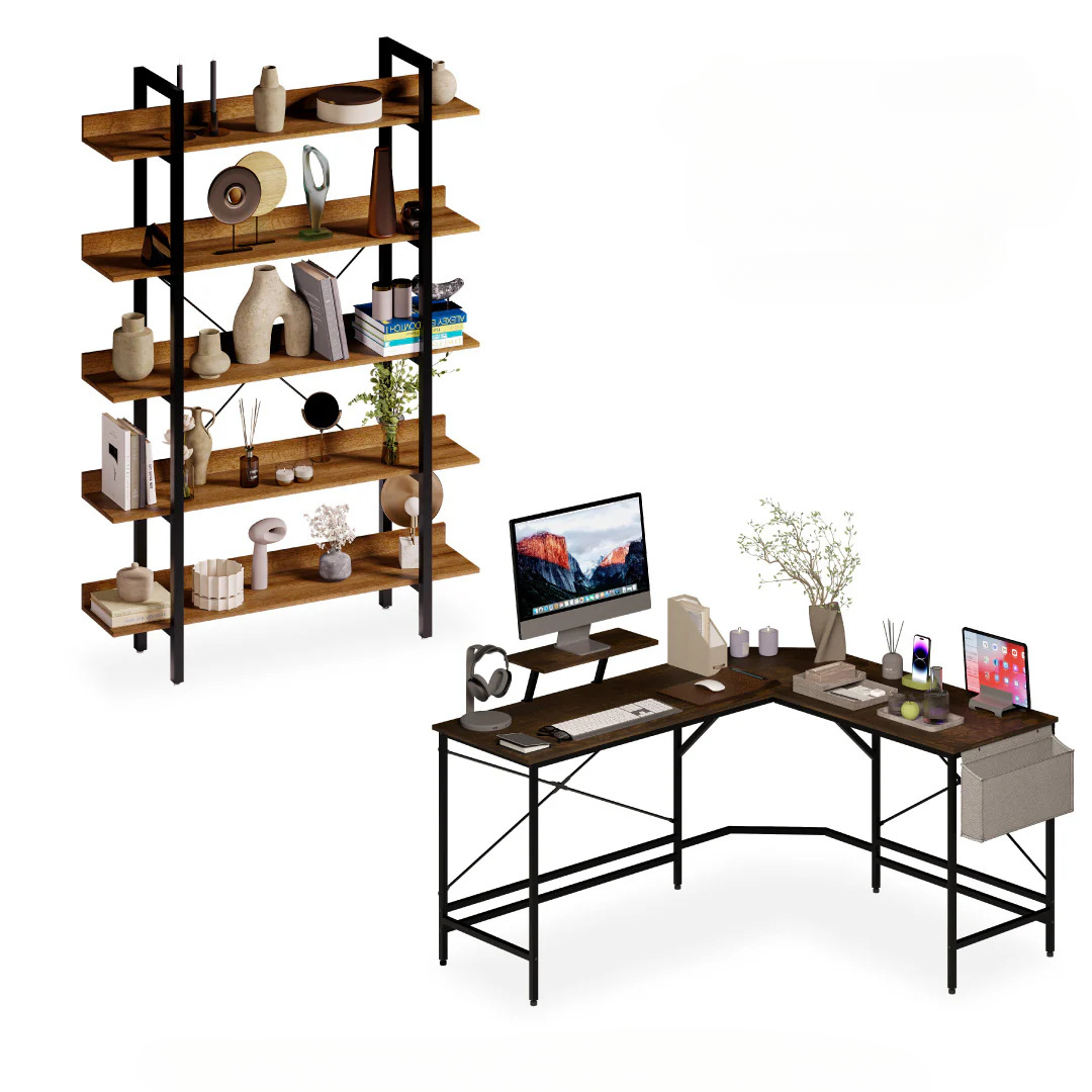Un mueble de oficina multifuncional, en oferta por tiempo limitado, que se adapta perfectamente al estilo de decoración de su hogar.