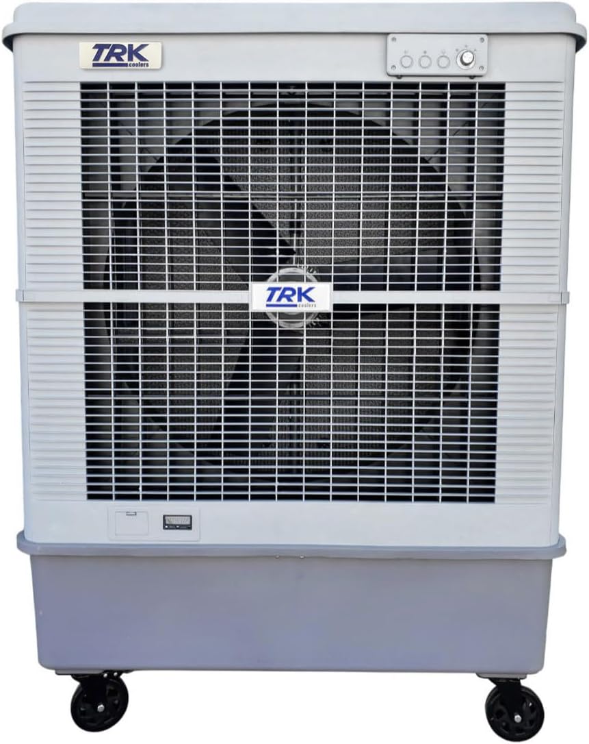 ❄️ Enfriador Evaporativo Industrial Portátil 60 L | Climatizador de Aire 450W | Alto Flujo de Aire | Ideal para Taller, Almacén, Garaje y Espacios Grandes 💨