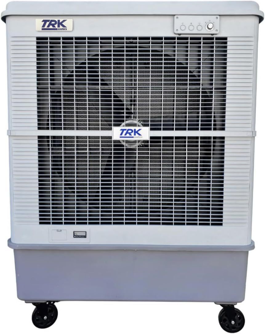 ❄️ Enfriador Evaporativo Industrial Portátil 60 L | Climatizador de Aire 450W | Alto Flujo de Aire | Ideal para Taller, Almacén, Garaje y Espacios Grandes 💨