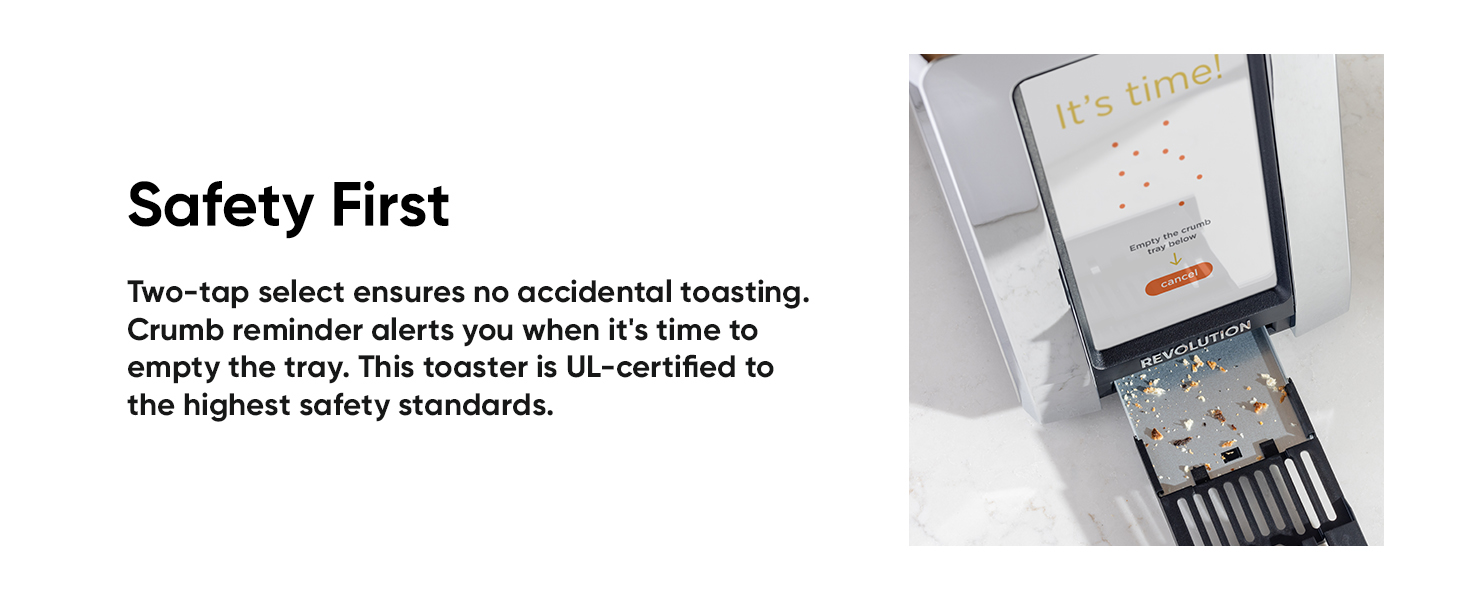 R180B High-Speed Touchscreen Toaster