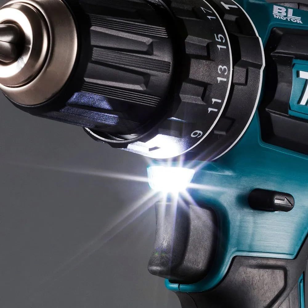 Makita DHP485Z - Taladro de martillo de 18 V LXT inalámbrico sin escobillas de 1/2" variable de 2 velocidades con XPT (solo herramienta)