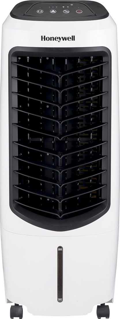 Honeywell Enfriador de Aire Portátil TC10PE con Ionizador y Panel Antibacterial. 10 litros. Enfría hasta 11 m2.