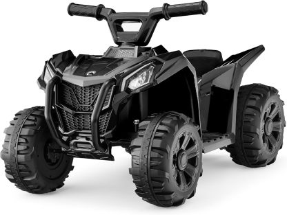 Best Choice Products - Auto de juguete para montar de 6 V para niños, Quad ATV de 4 ruedas, con velocidad máxima de 2.9 km/h, neumáticos con tracción, manijas de goma, acelerador de botón - Rojo