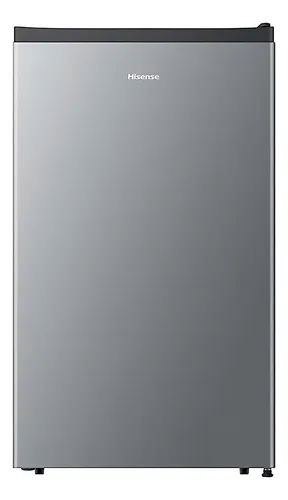 Refrigerador frigobar Hisense RR33D6AGX1 color gris con capacidad de 93L