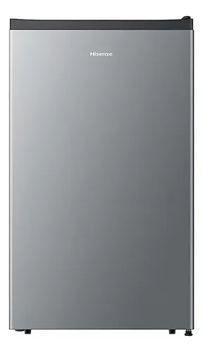 Refrigerador frigobar Hisense RR33D6AGX1 color gris con capacidad de 93L