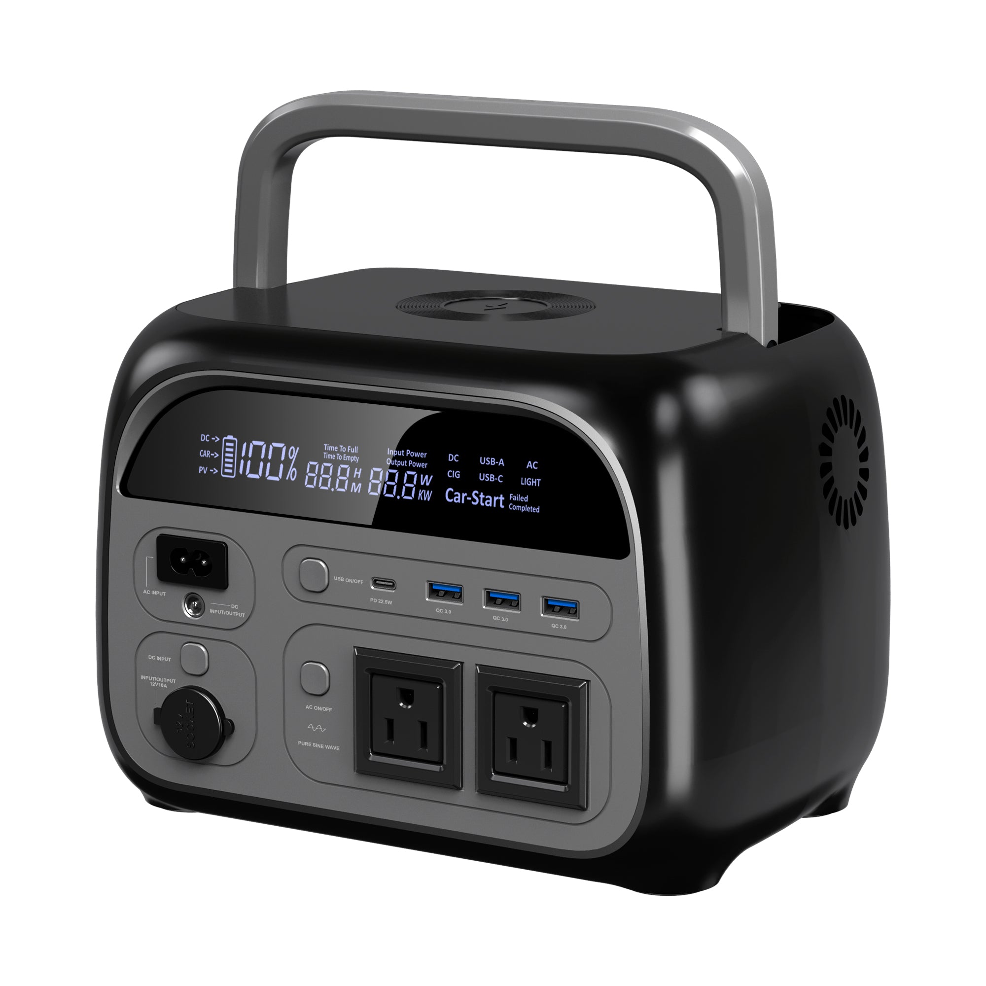 CTOLITY AP400 Estación de energía portátil con batería LiFePO₄ de 345 Wh
