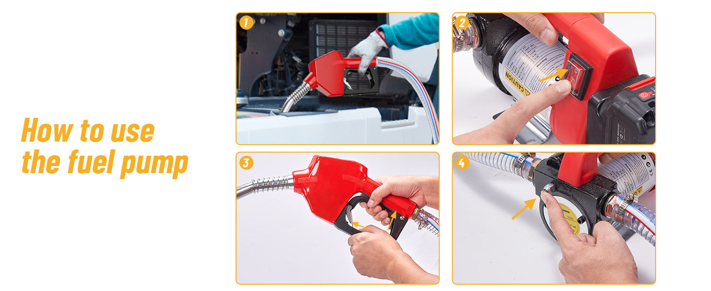 utilizar la bomba de combustible