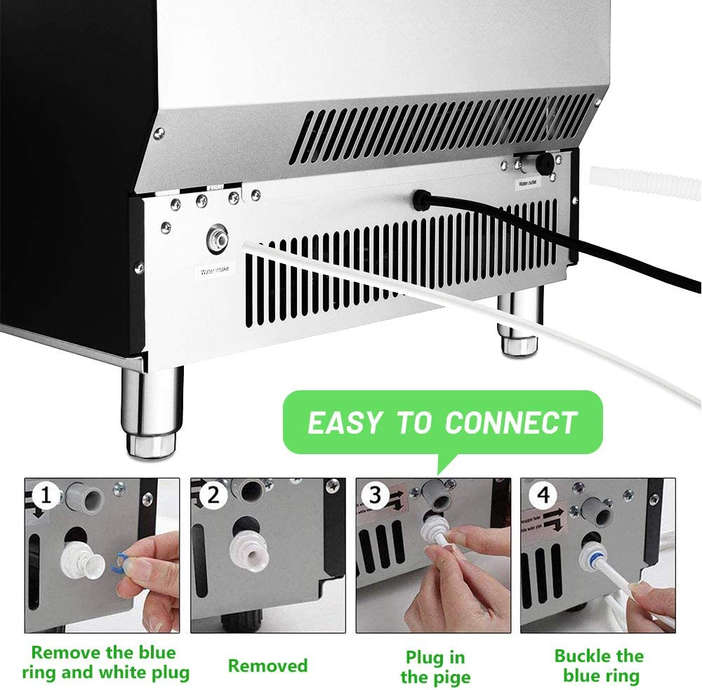 100LBS/200LBS/265LBS  Freestanding Commercial Ice Maker Z5845A
