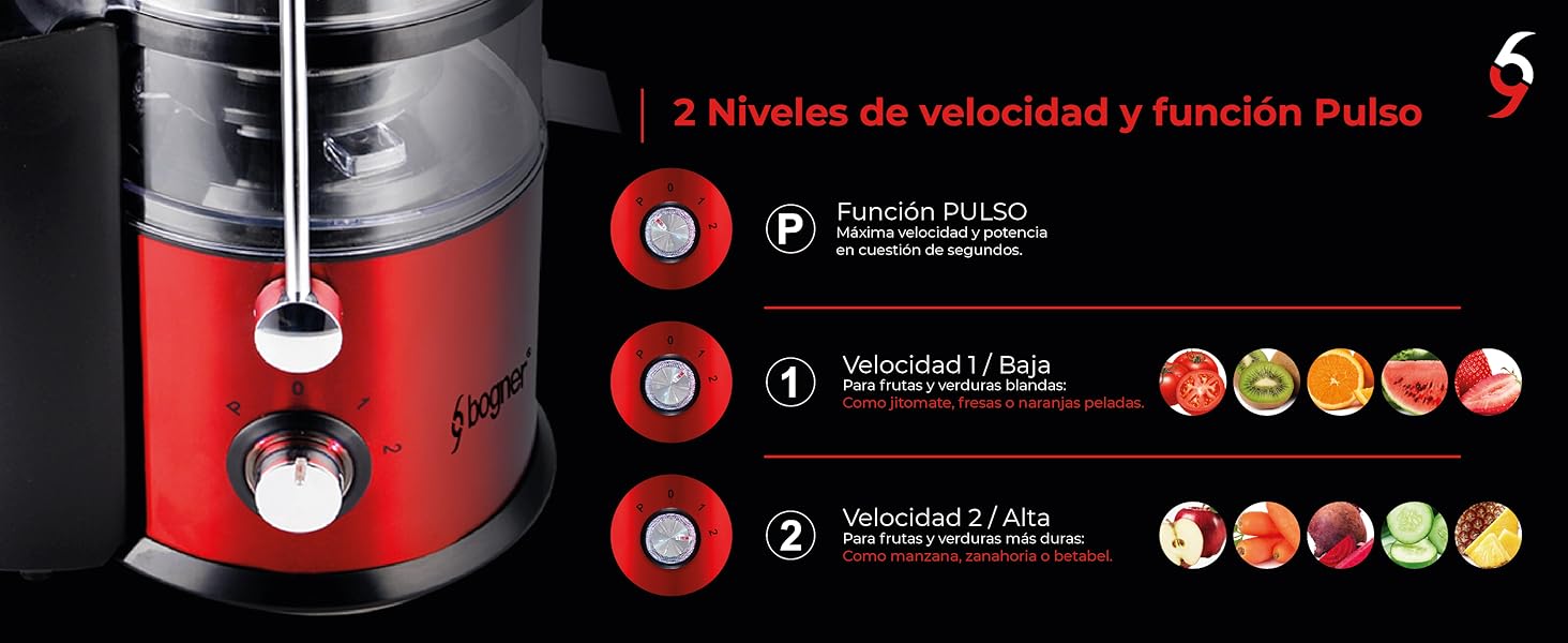 EXTRACTOR DE JUGOS VELOCIDAD