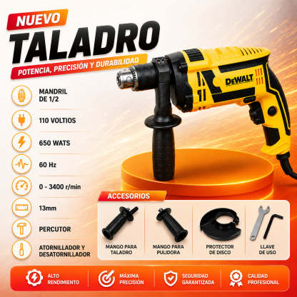 DuoForce Pro⚡Taladro y Pulidora + Accesorios