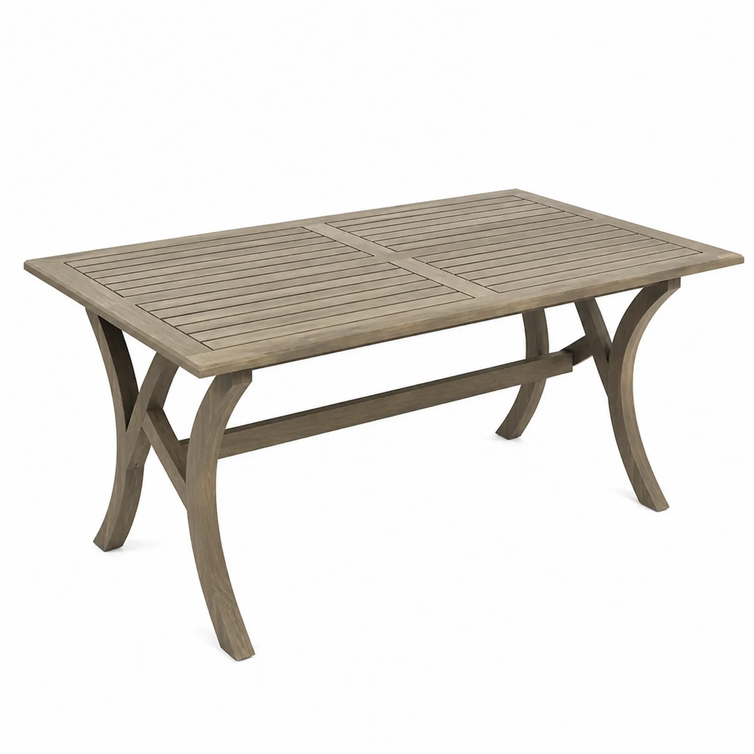 Rechteckiger Holztisch 180x90 cm Braun-Nordellonest