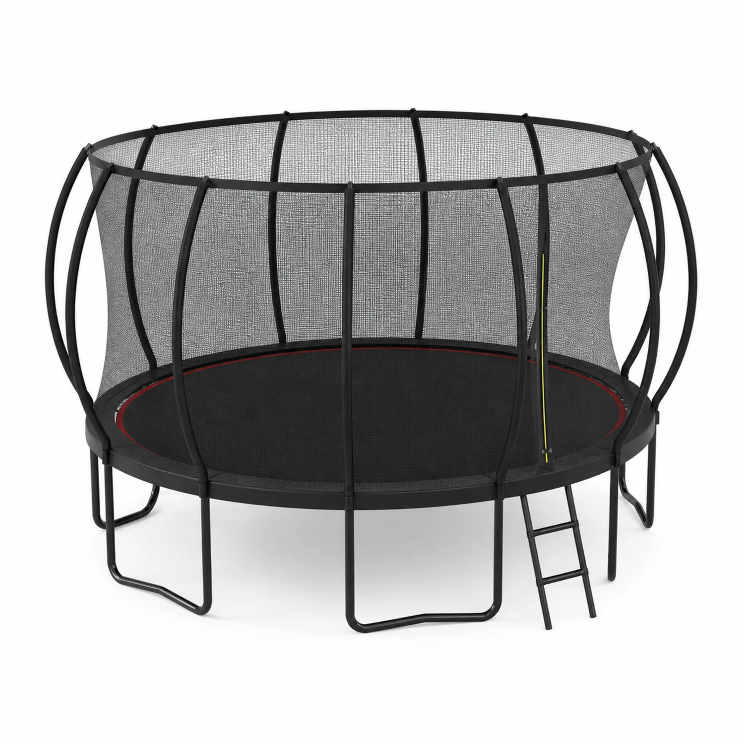Cama Elástica Redonda 305 cm con Red de Poliéster y Escalera