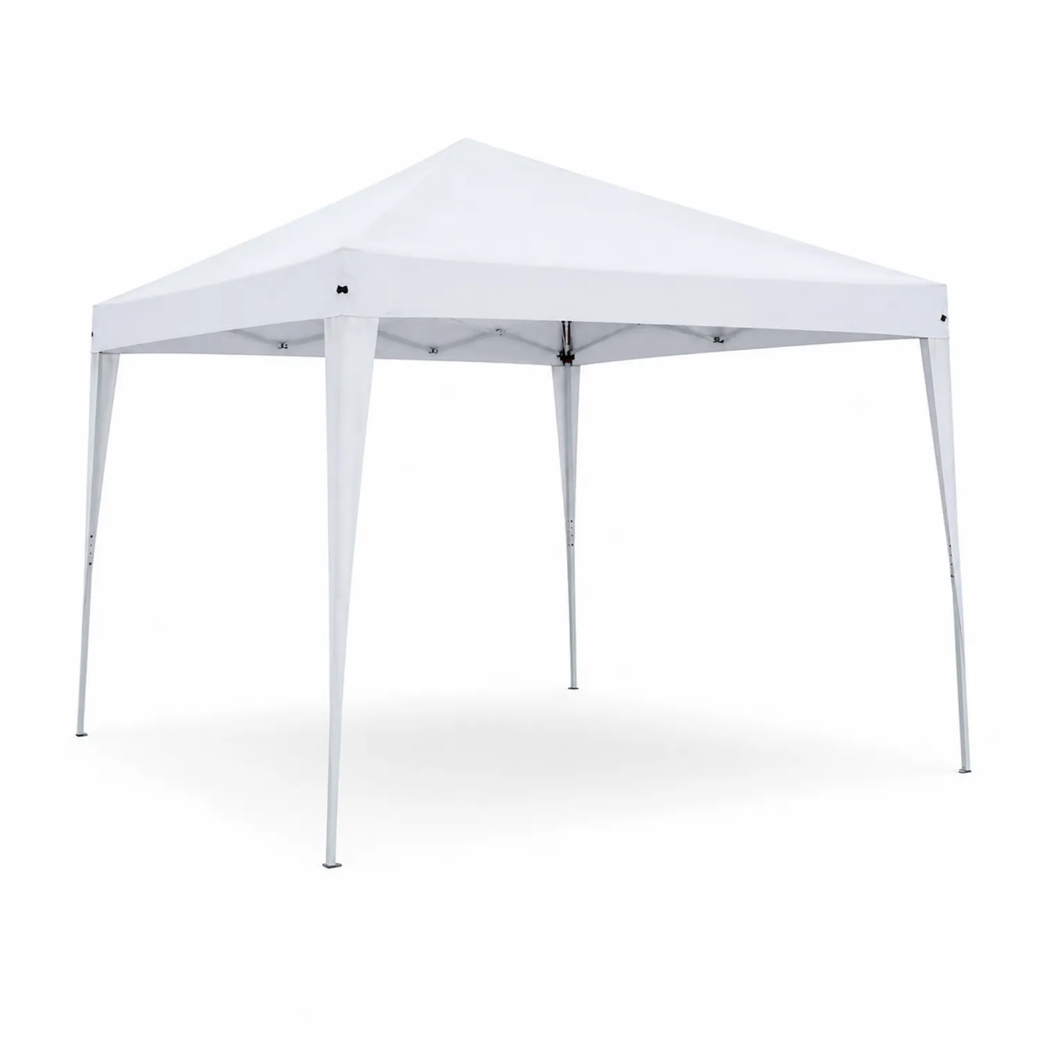 Carpa plegable de acero y poliéster 3x3m Blanca