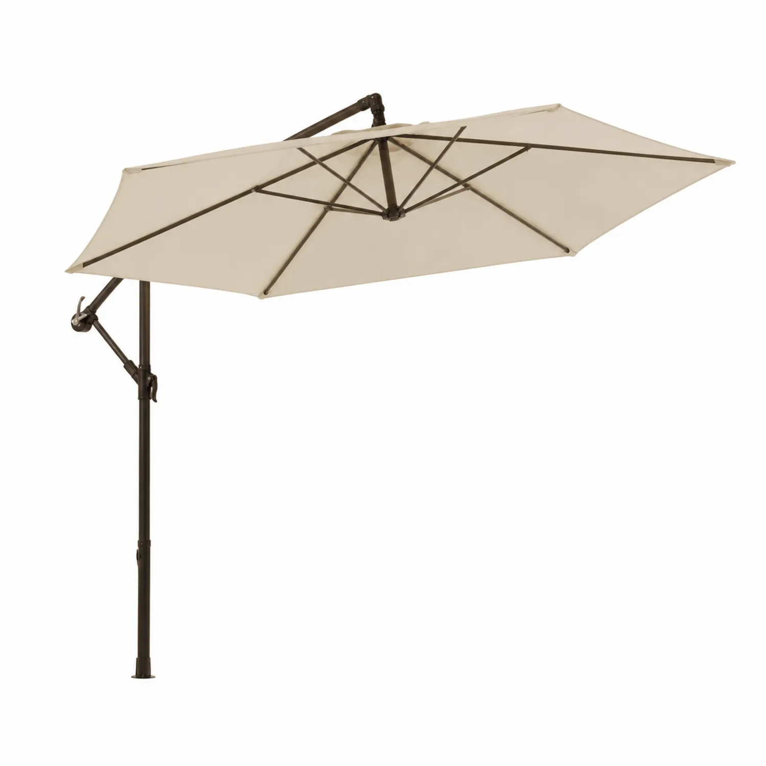 Parasol zewnętrzny aluminiowy 3x4m beżowy