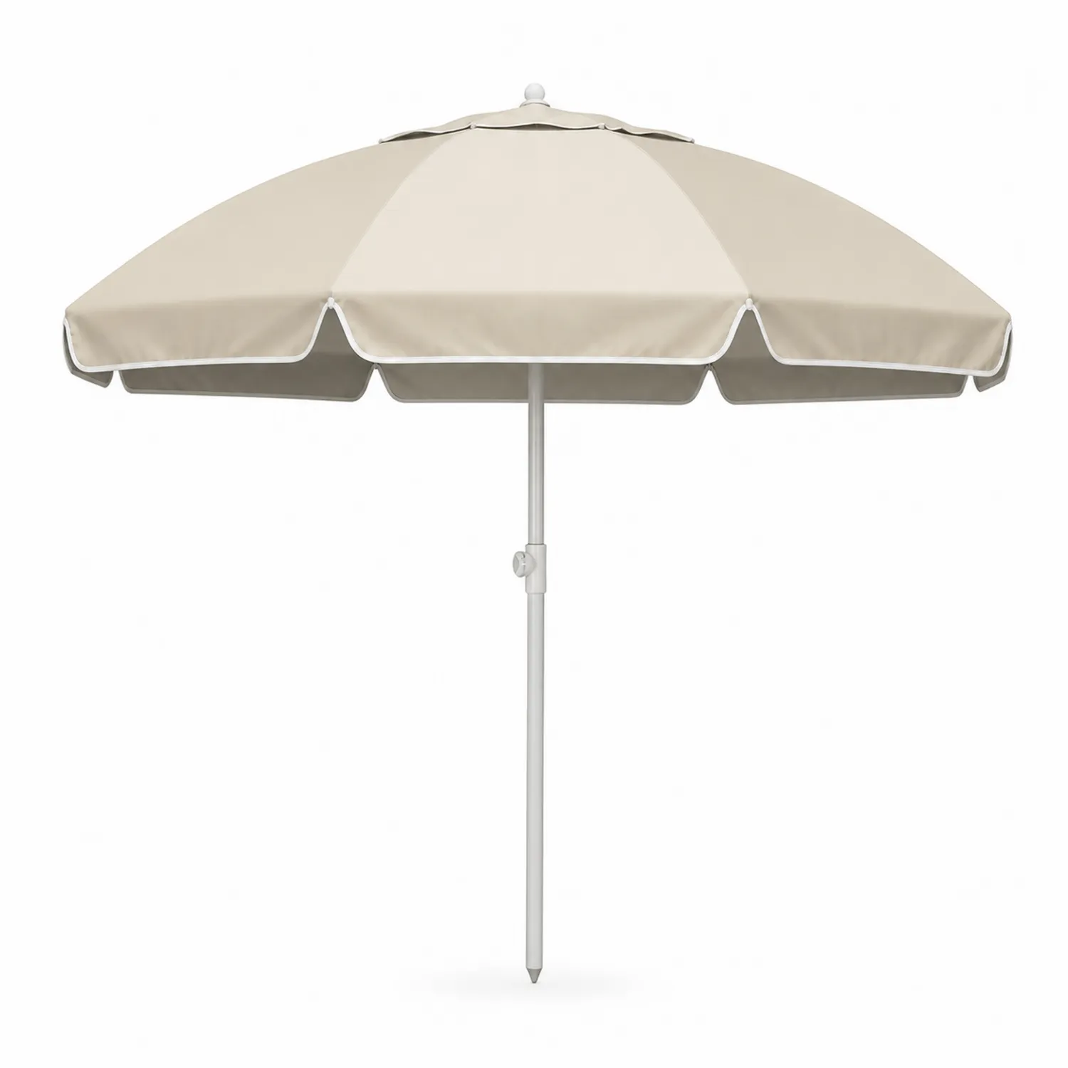 Parasol ogrodowy okrągły 200 cm poliester aluminium
