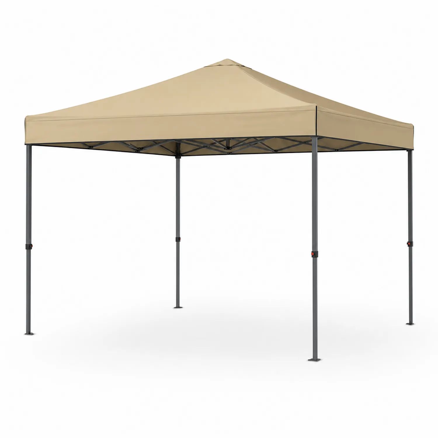 Carpa Plegable 3x3m Beige Acero y Poliéster