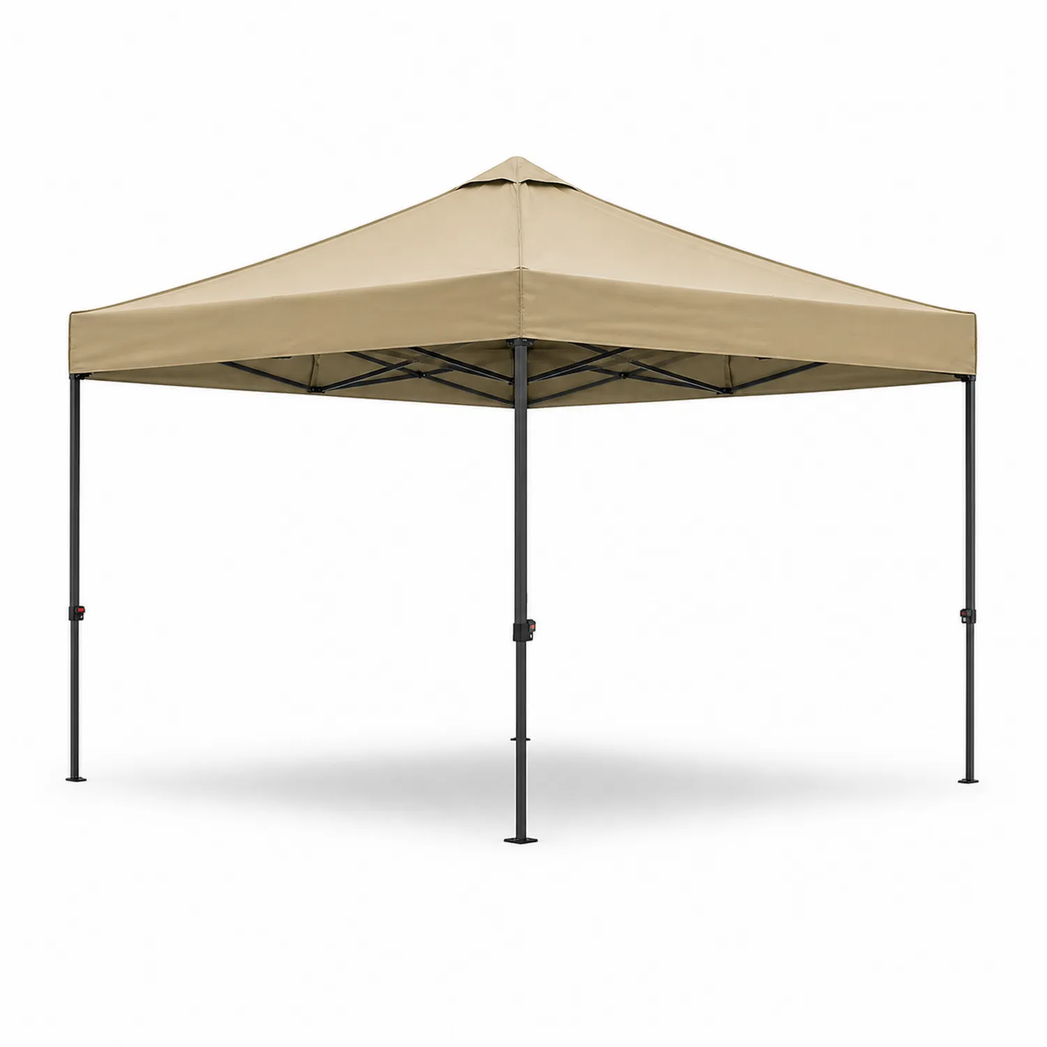 Carpa Plegable de Acero y Poliéster 3x3m Beige